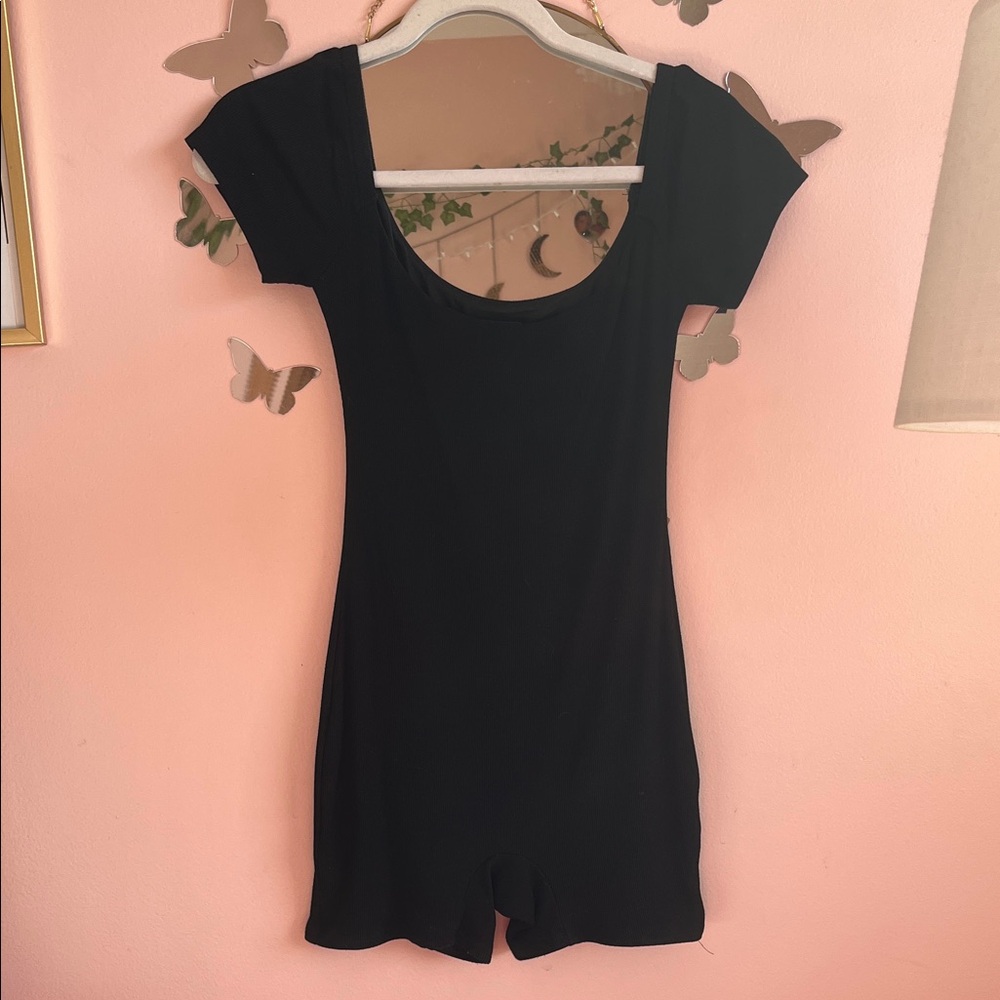 White Fox Boutique Elegant Black Romper